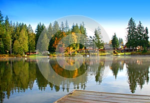 Dockside on a fall day