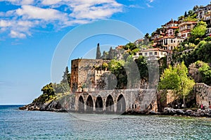 Dockyard and arsenal in Alanya, Turkey