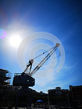 Dockyard crane