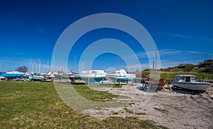 Dockyard in front of Dragor fort of Denmark