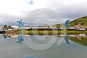 Dockyard on river main
