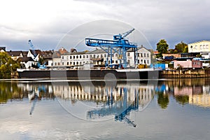 Dockyard on river main