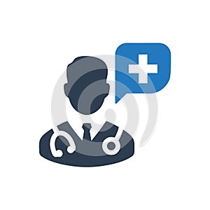 Doctor advice icon