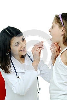 Doctor assessing patient
