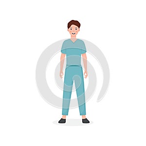 Doctor background, healthcare Providers , Vector illustration cartoon characte