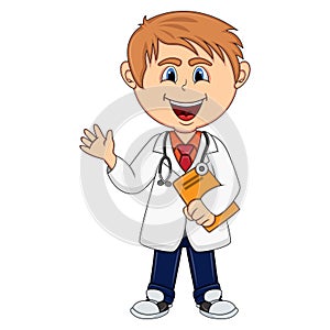 Doctor - Boy cartoon