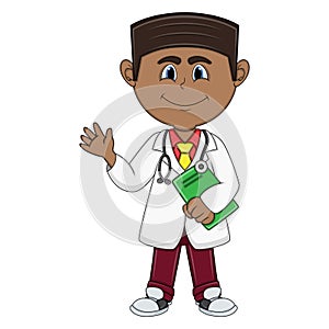 Doctor - Boy cartoon