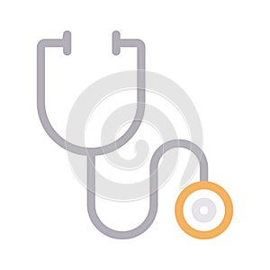 Doctor colour line vector icon