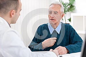 Doctor and an Elderly Patient photo