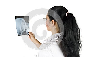 Doctor examine a X-ray