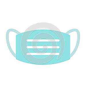 Doctor face mask vector icon