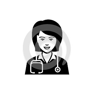 Doctor female with stethoscope