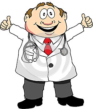 Doctor Giving A Big Thumbs Up