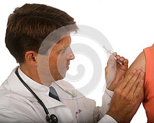 Doctor Giving Shot