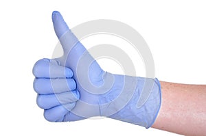 Doctor Giving Thumbs Up Sign