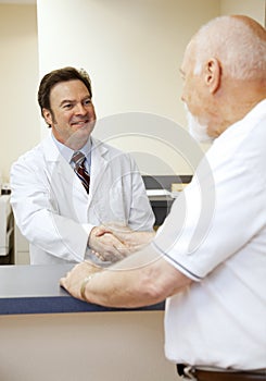 Doctor Greets Patient