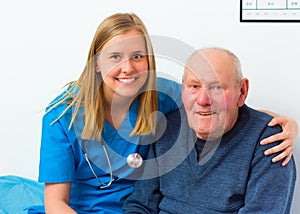 Doctor And His Lovely Elderly Patient