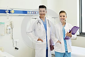 Doctor with his team