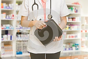 Doctor Holding First Aid Box