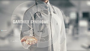 Doctor holding in hand Gardner Syndrome