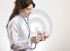 Doctor Holding Stethoscope