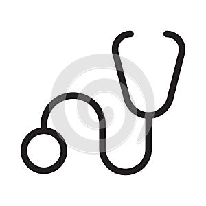 Doctor vector thin line icon