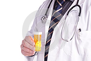 Doctor with Medicin in Hand
