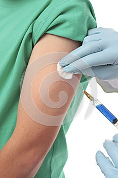 Doctor needle injection