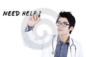 A doctor needs help
