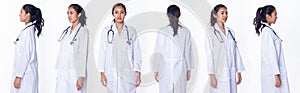 Doctor Nurse woman in labcoat uniform stethoscope