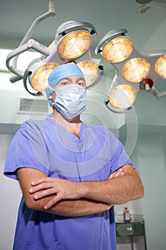 Doctor in operating theatre