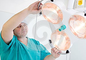 A doctor at operative room photo
