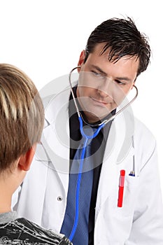 Doctor patient medical examination