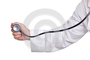 Doctor, Physician, Veterinarian With Stethoscope, Isolated