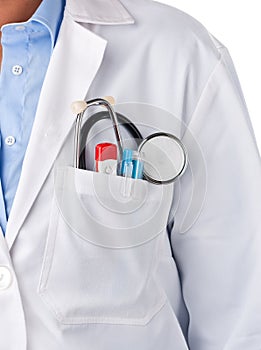Doctor Pocket lab coat photo