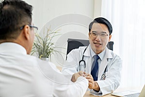 Doctor portrait in medical office