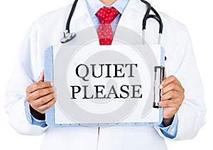 Doctor-quiet please