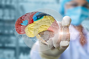 Doctor set lock on on human brain function