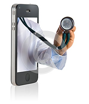 Doctor on Smart Phone