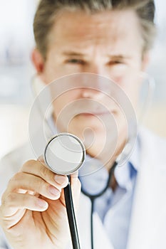 Doctor with stethescope