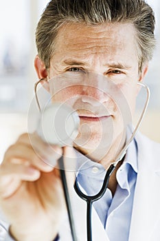 Doctor with stethescope