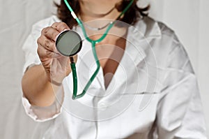 Doctor with stethoscope