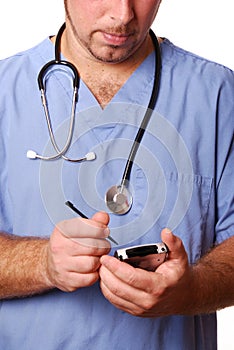 Doctor with stethoscope
