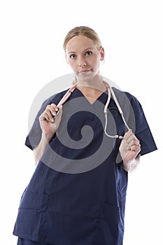 Doctor with stethoscope