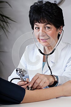 Doctor with a stethoscope