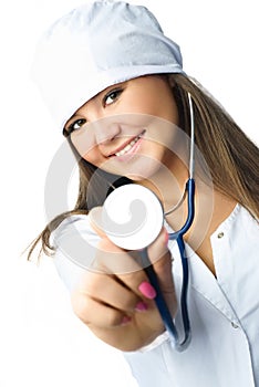 Doctor with a stethoscope