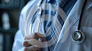 The doctor with stethoscope.AI generated image