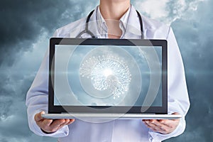 The concept is the perspective future of modern medicine.