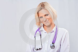 A doctor with stetoscope