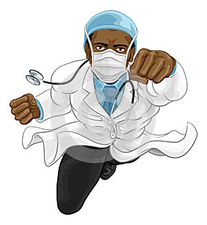 Doctor Super Hero Medical Concept